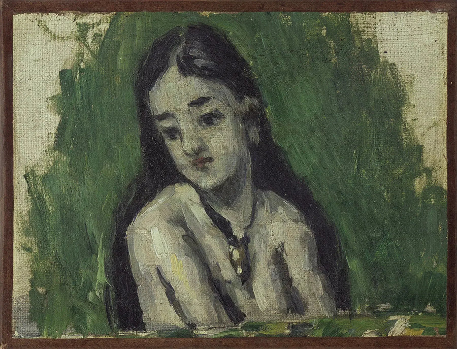 Młoda dziewczyna z rozpuszczonymi włosami - Paul Cézanne