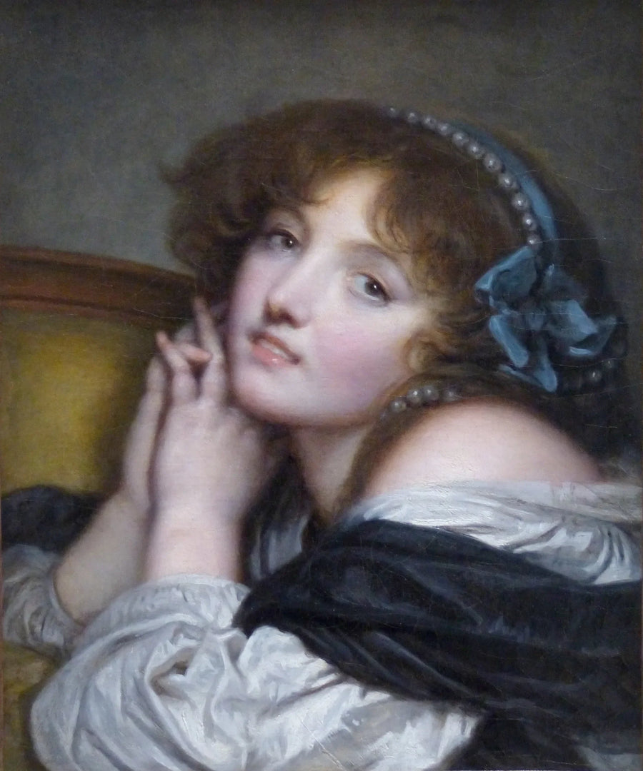 Młoda dziewczyna z złączonymi rękami - Jean-Baptiste Greuze