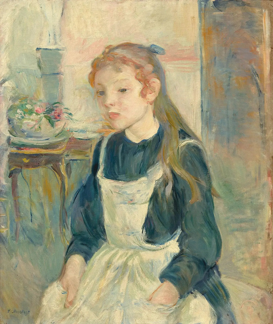 Młoda dziewczyna w fartuchu - Berthe Morisot