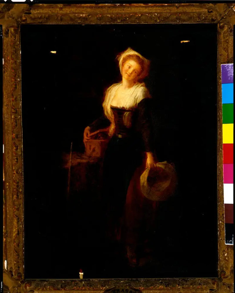 Młoda dziewczyna z marmotką - Jean-Honoré Fragonard