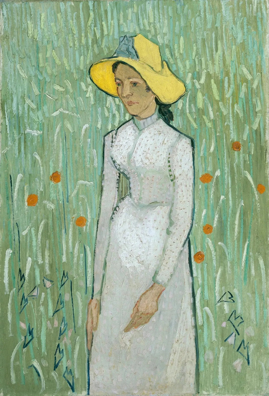 Młoda dziewczyna w białym - Vincent van Gogh