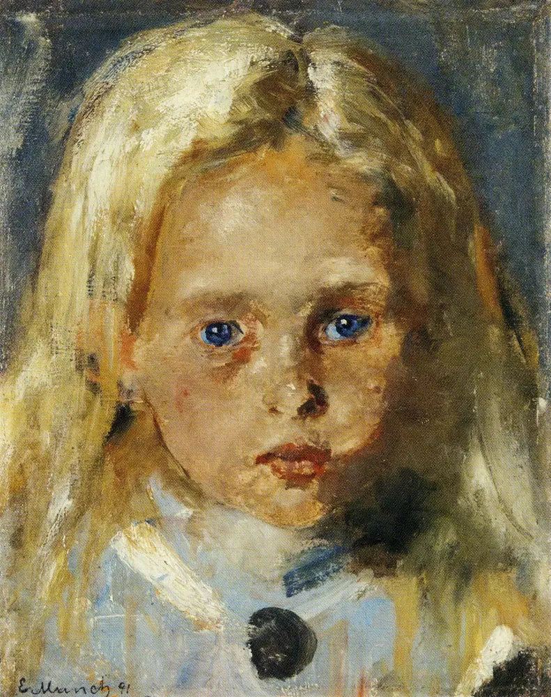 Młoda blondynka - Edvard Munch