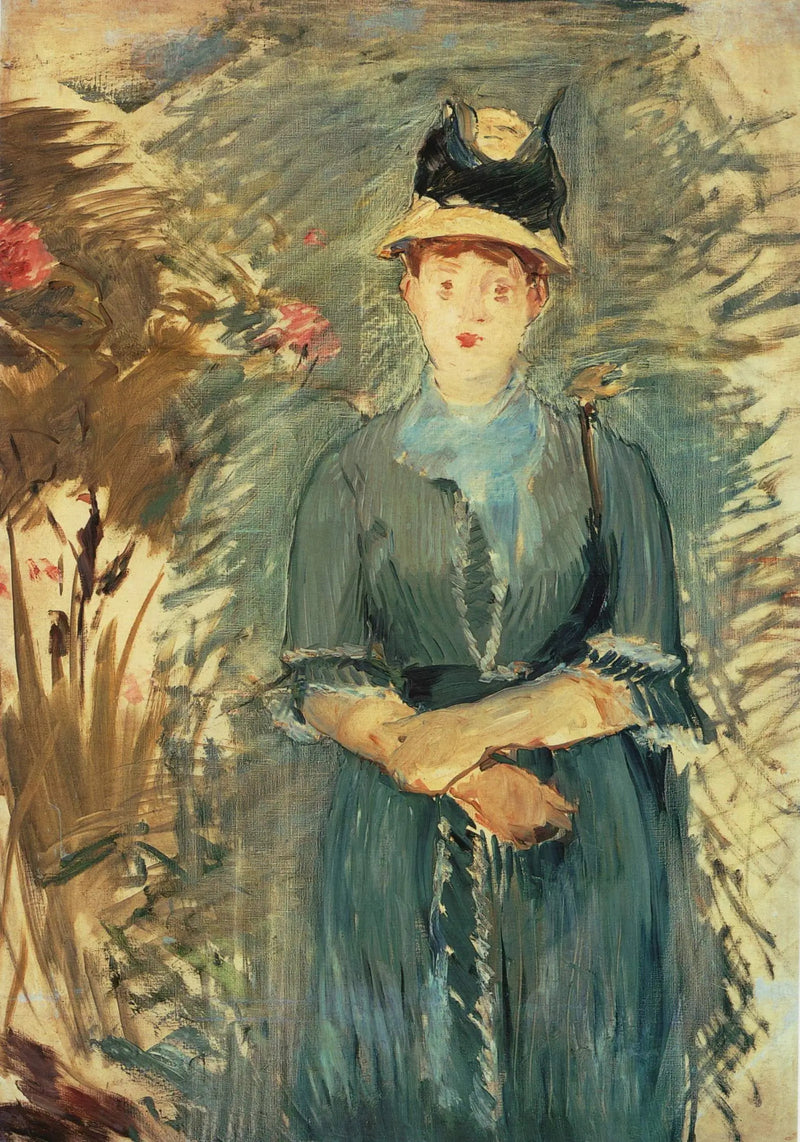 Młoda dziewczyna w kwiatach - Édouard Manet