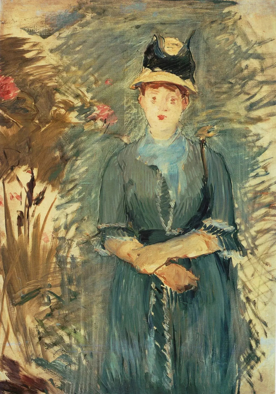 Młoda dziewczyna w kwiatach - Édouard Manet