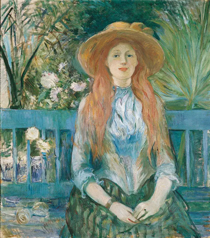 Młoda dziewczyna w parku - Berthe Morisot