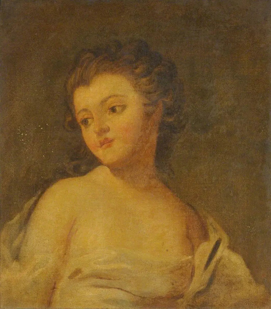Młoda dziewczyna, owinięta w suknię - Joshua Reynolds