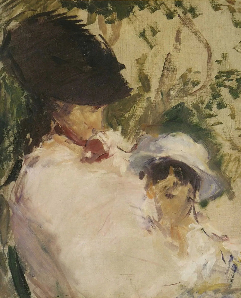 Młoda dziewczyna i dziecko - Édouard Manet