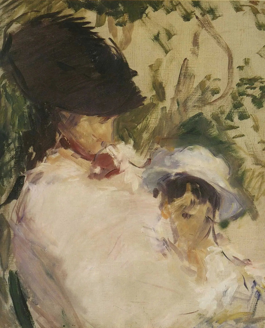 Młoda dziewczyna i dziecko - Édouard Manet