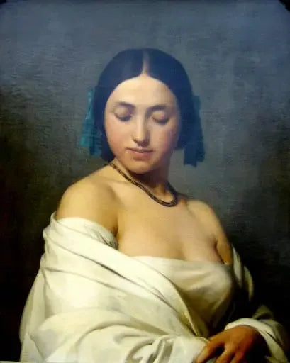 Młoda dziewczyna - Hippolyte Flandrin