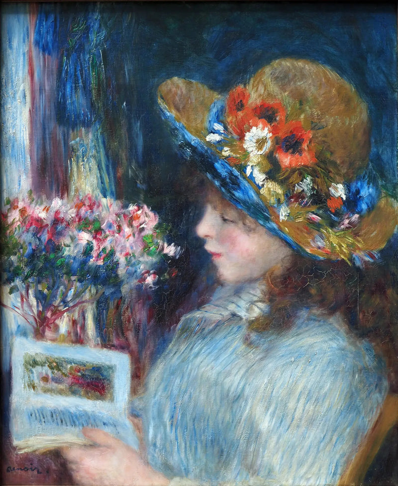 Młoda dziewczyna czytająca - Pierre-Auguste Renoir