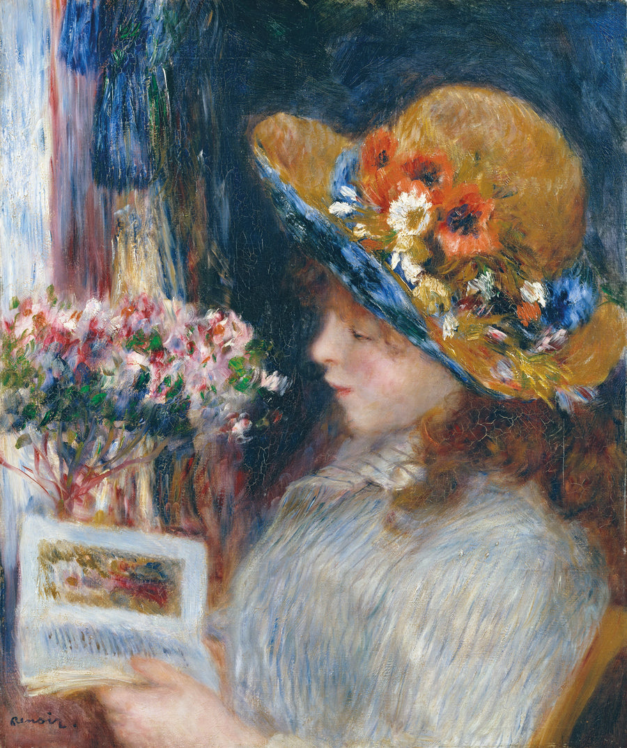 Młoda dziewczyna czytająca - Pierre-Auguste Renoir