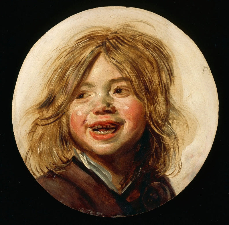 Młody chłopak śmiejący się - Frans Hals