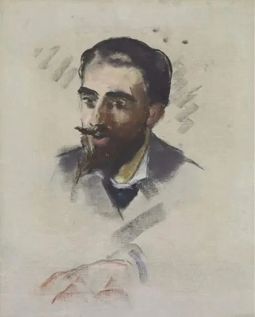 Młody mężczyzna z blond brodą - Édouard Manet