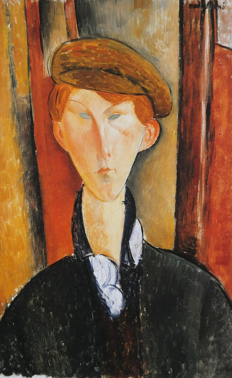 Młody mężczyzna w czapce - Amedeo Modigliani