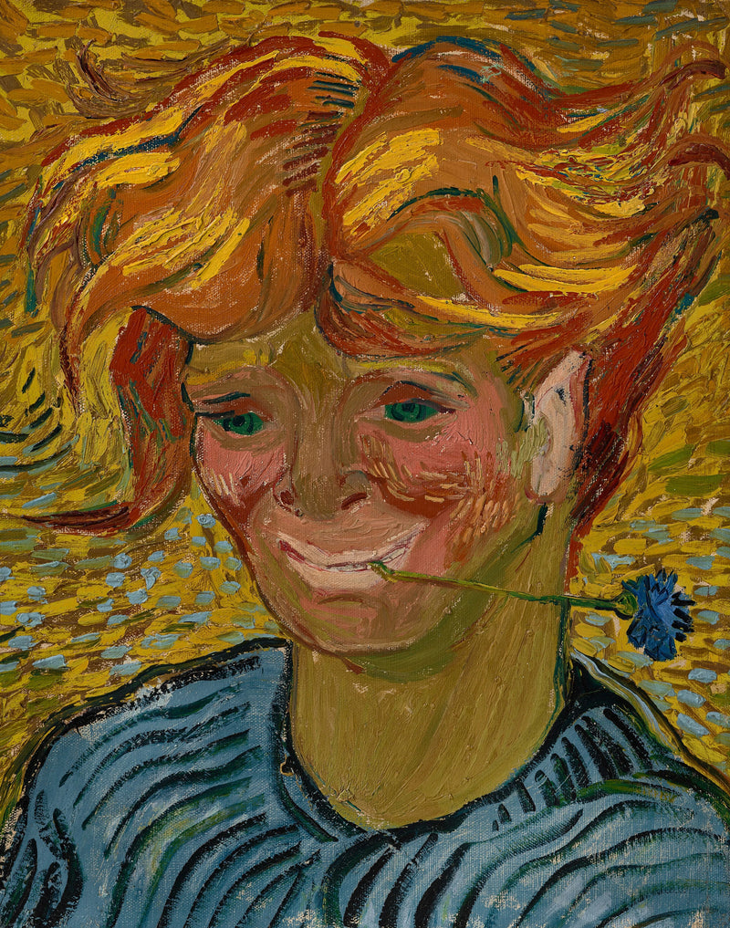 Młodzieniec z chabrem - Vincent van Gogh