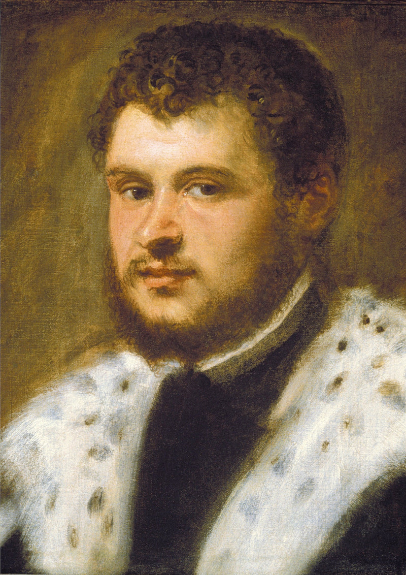 Młody mężczyzna z brodą - Jacopo Tintoretto