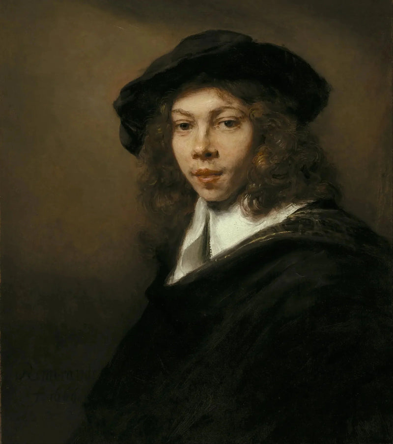 Młodość w czarnym kapeluszu - Rembrandt
