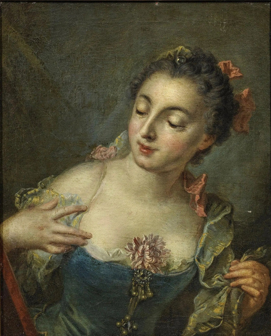 Młoda pannica po lewej - François Boucher
