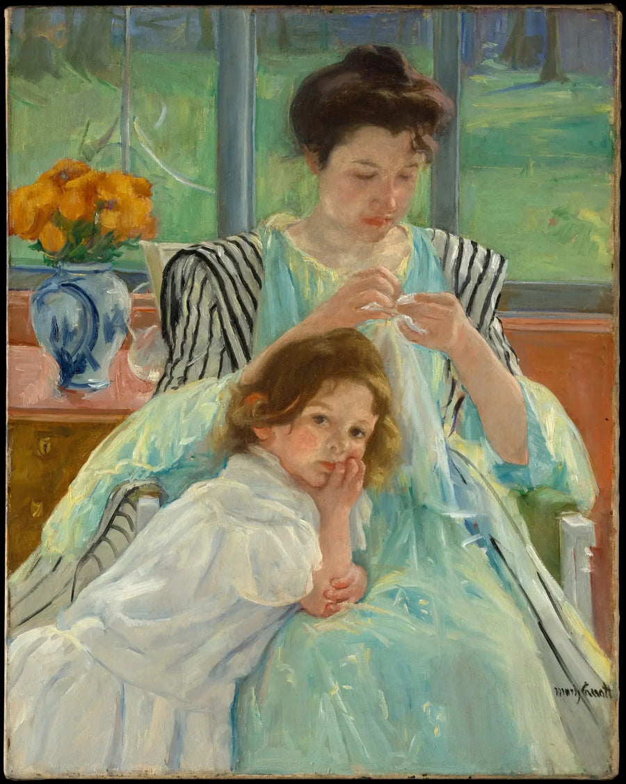 Młoda matka kuzynka - Mary Cassatt
