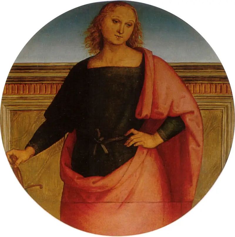 Młody święty z mieczem - Pietro Perugino