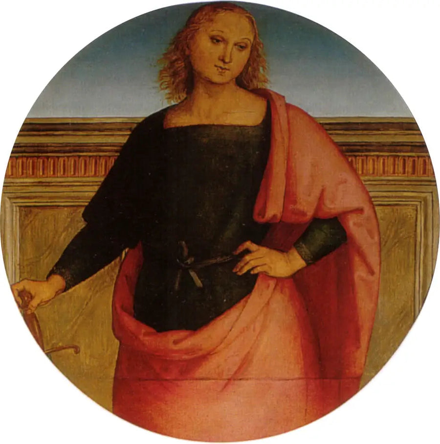 Młody święty z mieczem - Pietro Perugino
