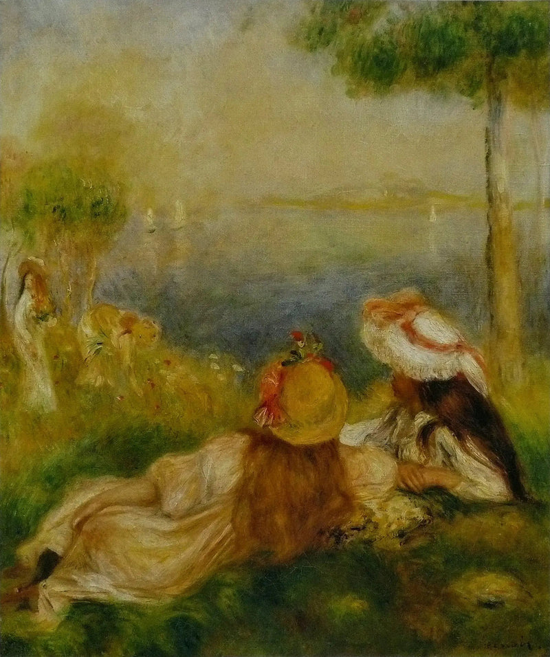 Młode dziewczyny nad morzem - Pierre-Auguste Renoir