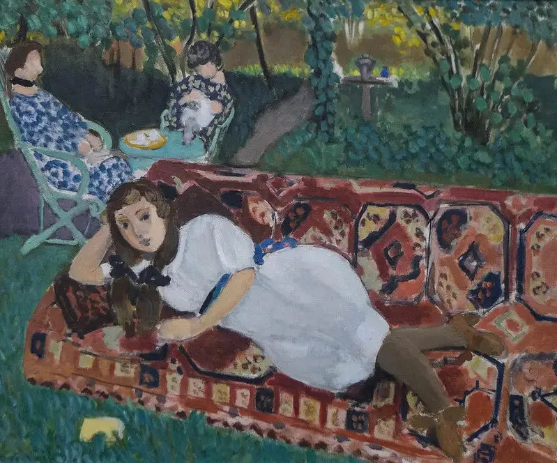 Młode dziewczyny w ogrodzie - Henri Matisse