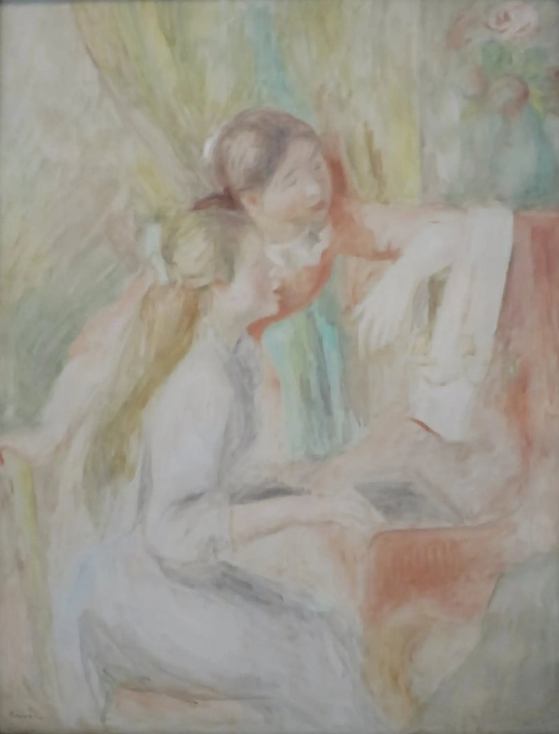 Młode dziewczyny przy fortepianie - Pierre-Auguste Renoir