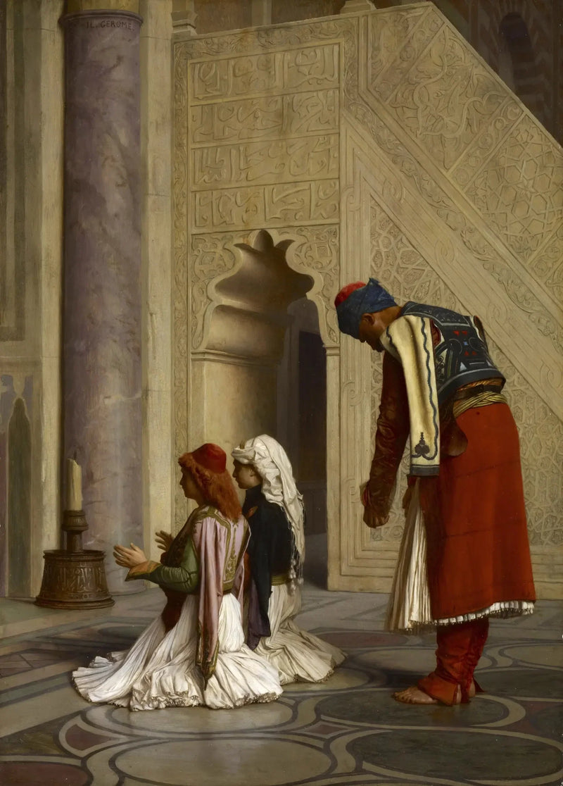Młodzi Grecy w meczecie - Jean-Léon Gérôme