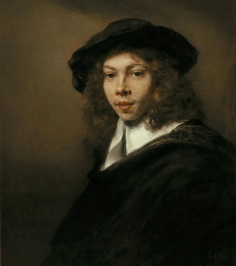 Młodość w czarnym kapeluszu - Rembrandt