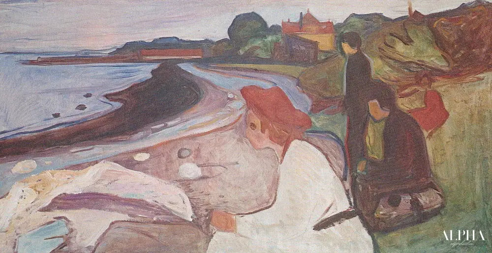 Jeunesse en mer - Edvard Munch - Reproductions de tableaux et peintures haut de gamme