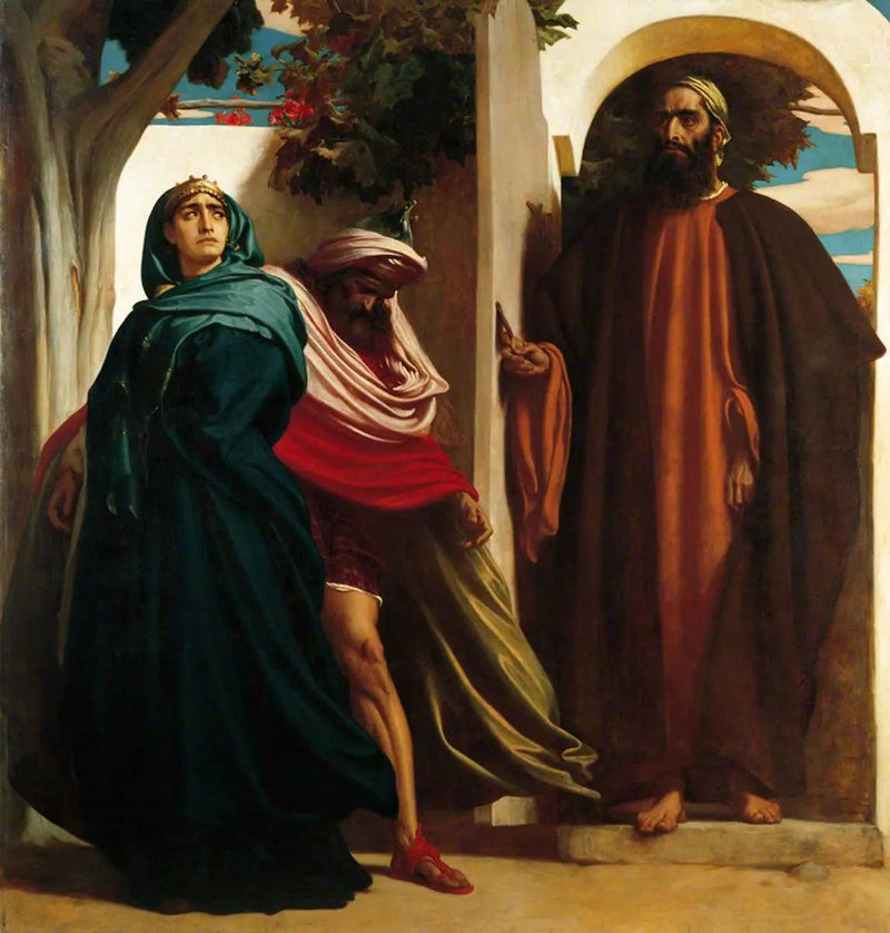 Jezabel i Achab - Frederic Leighton