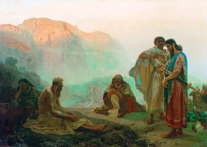 Job i jego przyjaciele - Ilya Repin