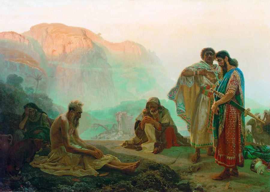 Job i jego przyjaciele - Ilya Repin