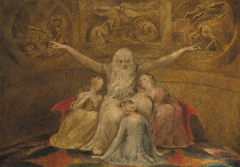 Job i jego córki - William Blake