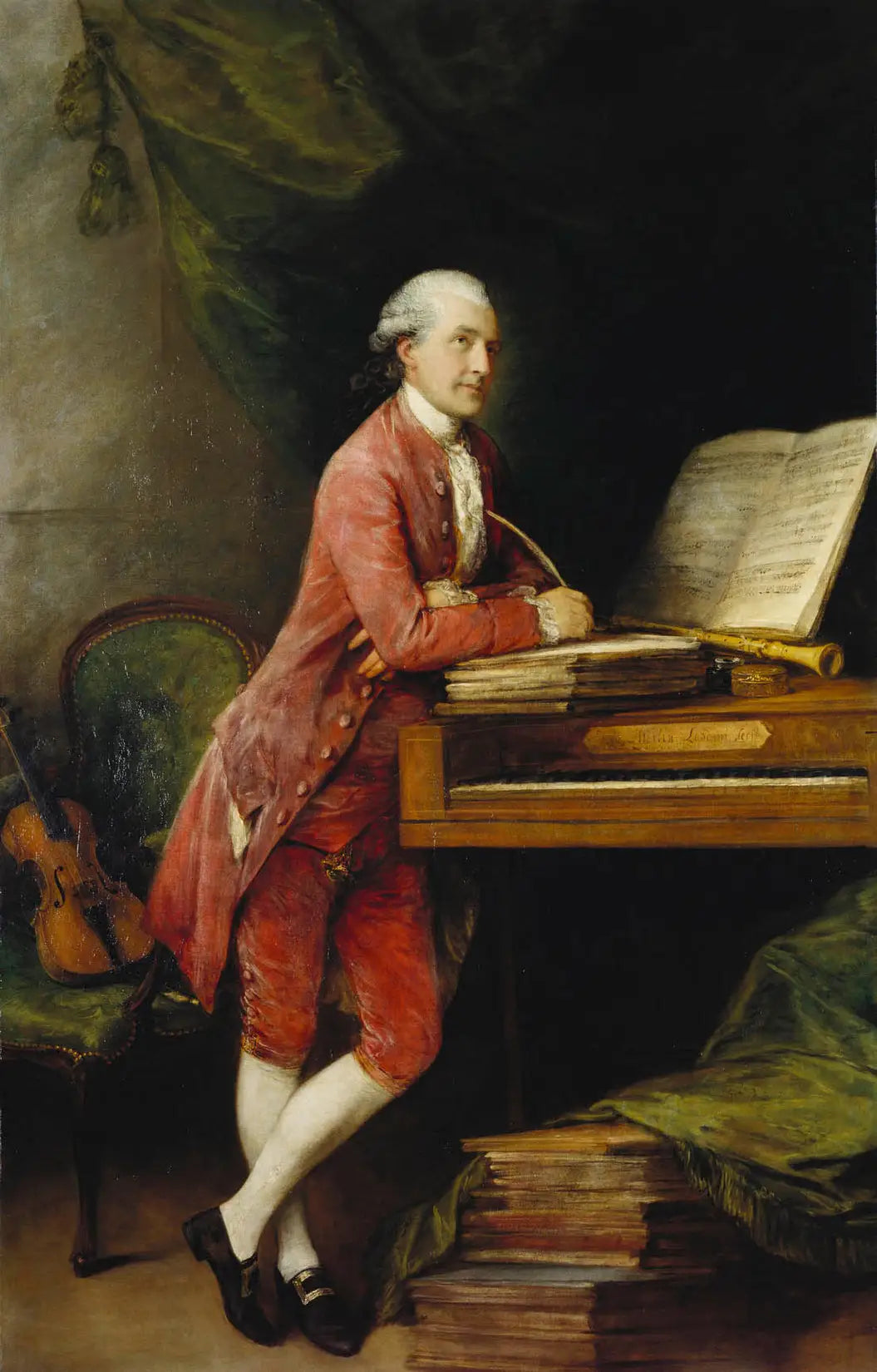 Johann Christian Fischer (1733-1800) - Thomas Gainsborough image 1 reproduction de peinture à l’huile