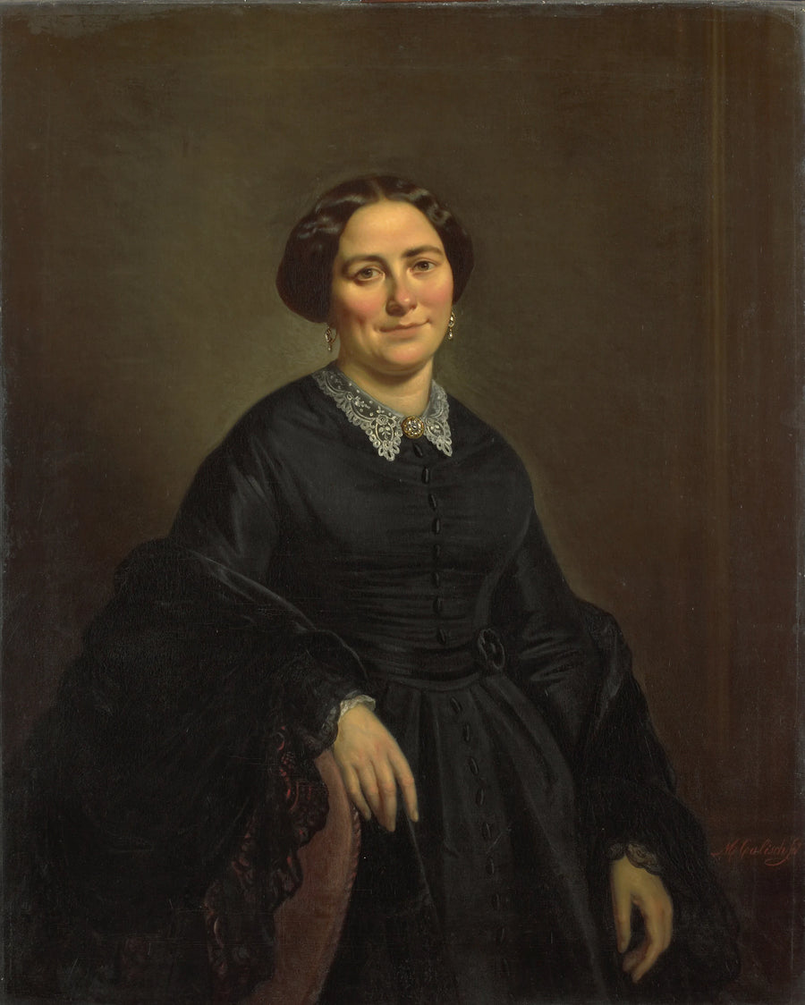 Johanna Christina Beelenkamp (1820-90). Épouse de Cornelis Outshoorn - Moritz Calisch