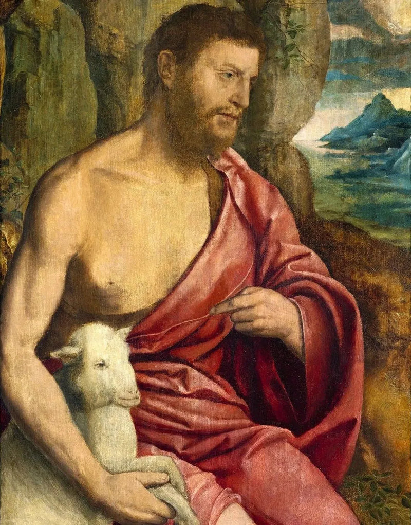 Jan Chrzciciel. - Joos van Cleve