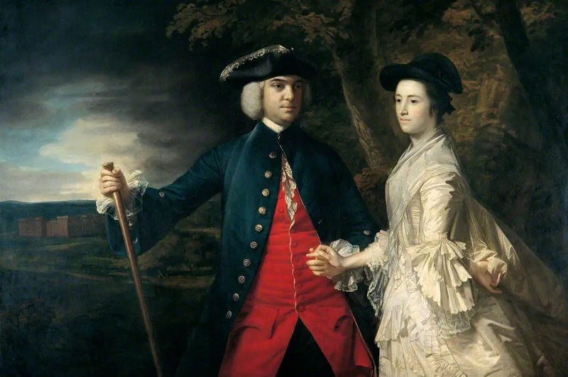 John, 2. hrabia Egmont i jego druga żona Katarzyna - Joshua Reynolds