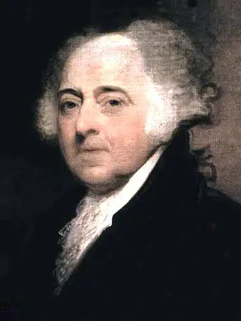 John Adams, 1823–1824, drugi prezydent Stanów Zjednoczonych. - Gilbert Stuart
