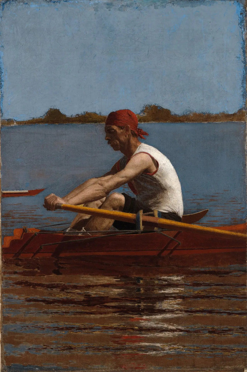 John Biglin na skiffie - Thomas Eakins