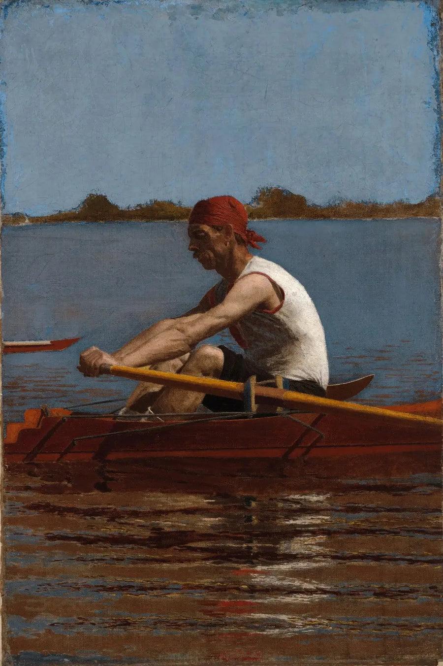 John Biglin na skiffie - Thomas Eakins
