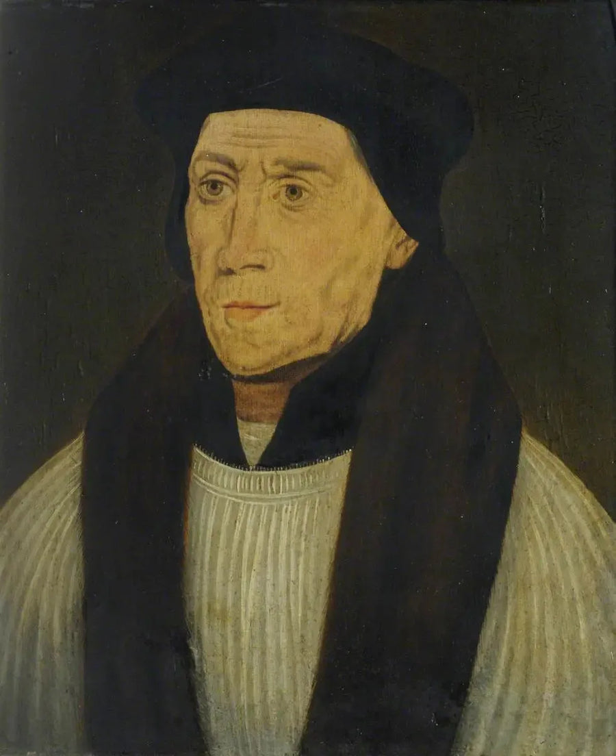 John Fisher (1459–1535), biskup Rochester, pierwsza dama Margaret profesor teologii (1503), męczennik Kościoła katolickiego - Hans Holbein Młodszy