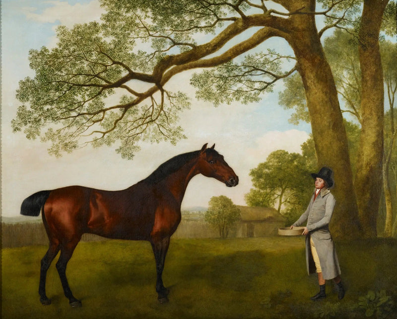 John Gascoigne z kasztanowym koniem - George Stubbs