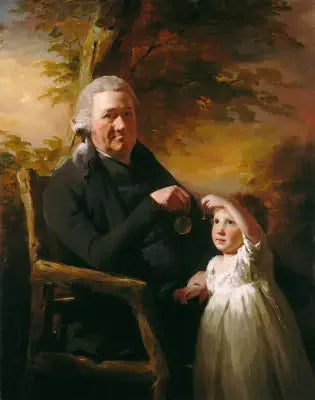 John Tait et son petit-fils - Henry Raeburn image 1 tableau peint à l’huile sur toile