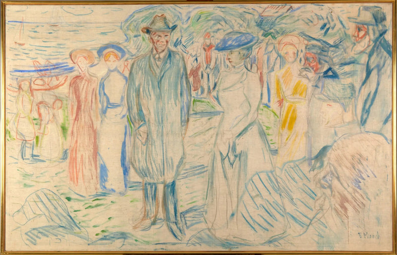 Jonas Lie z rodziną - Edvard Munch