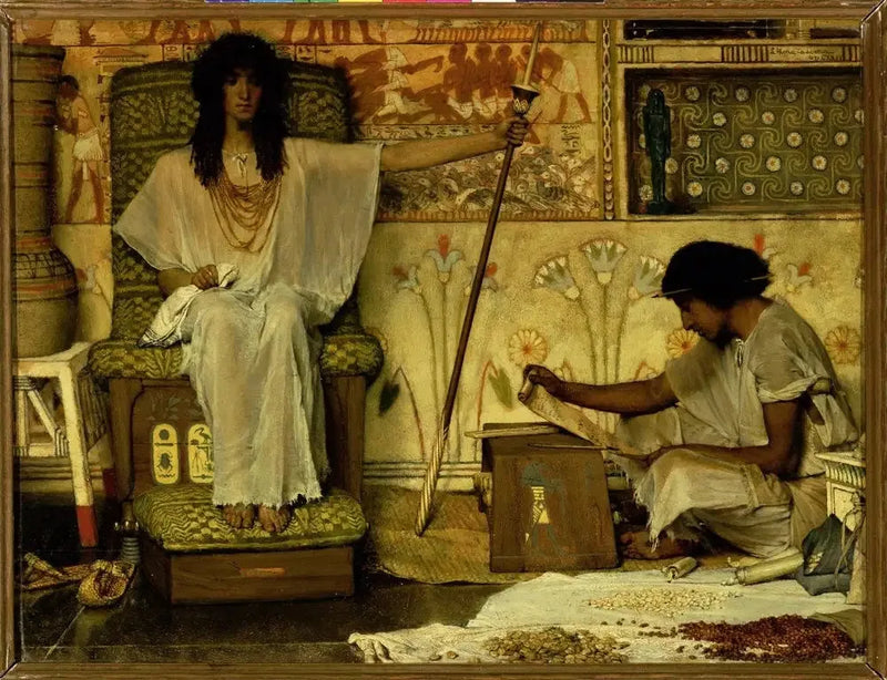 Józef, nadzorca spichlerzy faraona - Lawrence Alma-Tadema