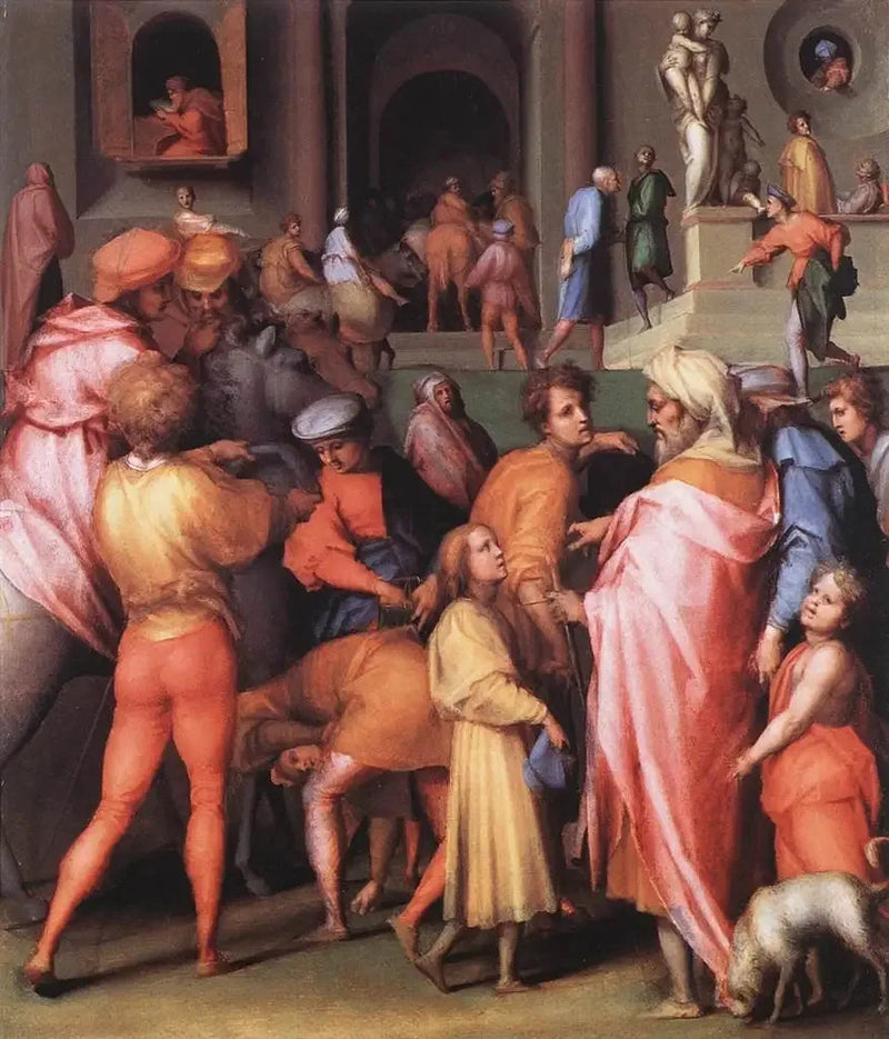 Joseph sprzedany do Potifara - Pontormo