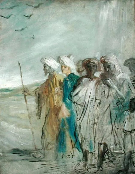 Joseph sprzedany przez swoich braci - Théodore Chassériau