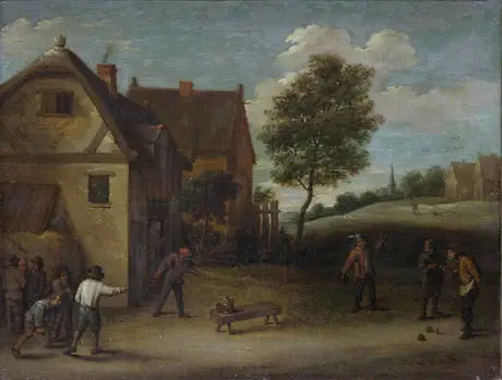 Gra w kręgle - David Teniers Młodszy